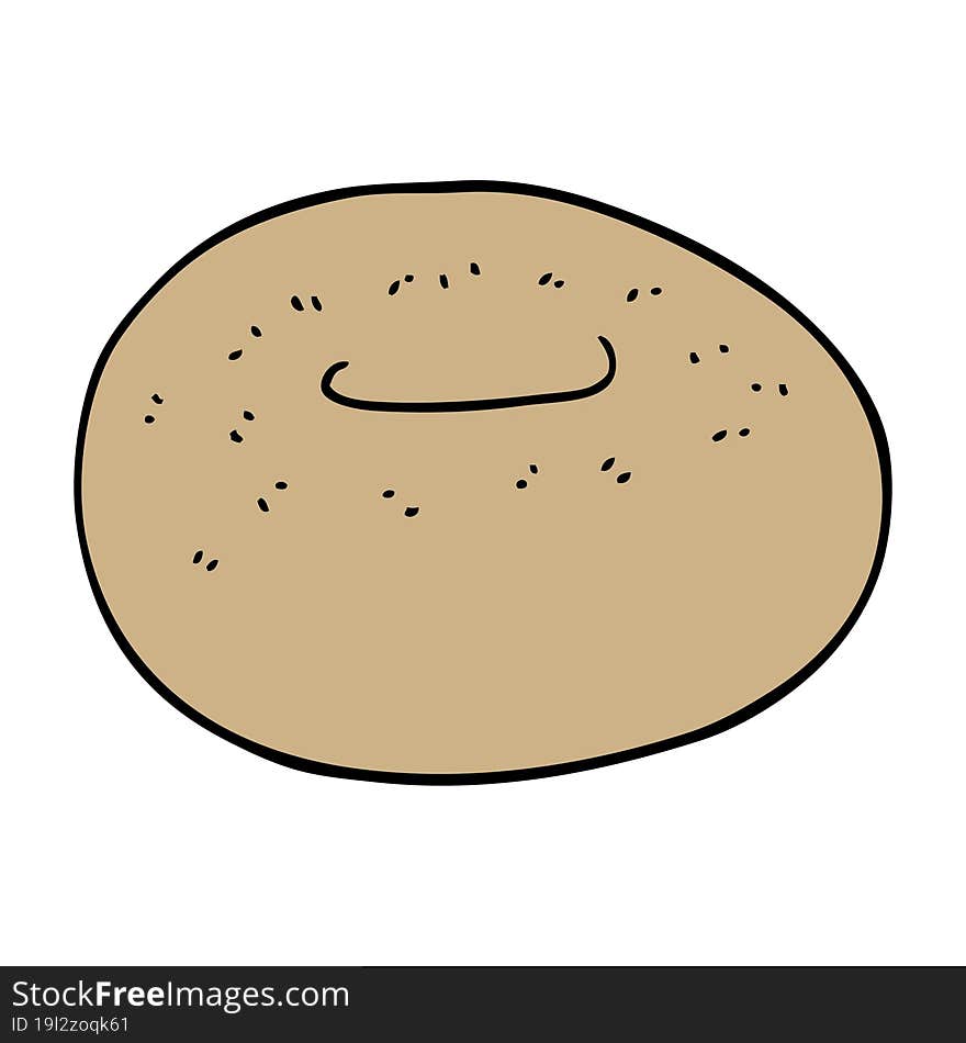 cartoon donut