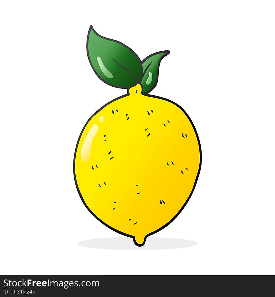 cartoon lemon