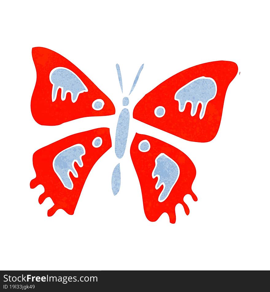 cartoon butterfly