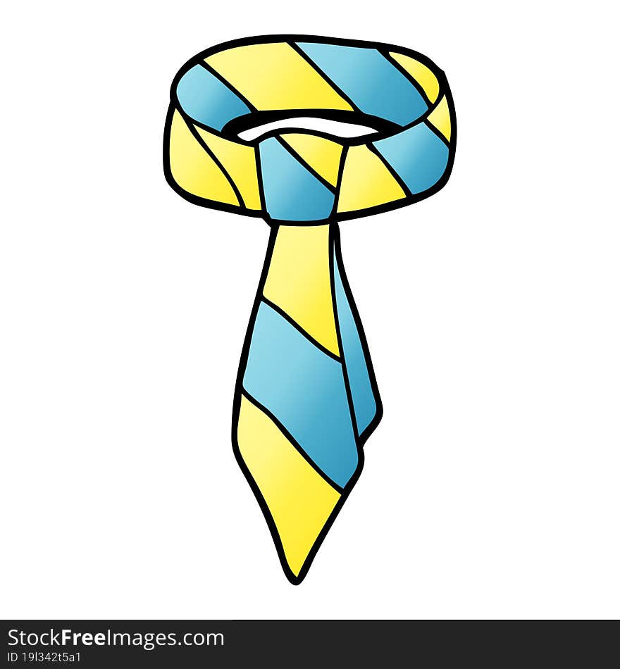 Cartoon Doodle Tie