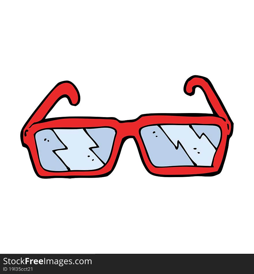 cartoon glasses