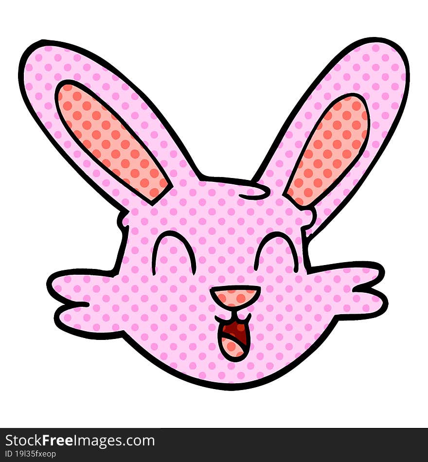 Cartoon Doodle Cute Bunny