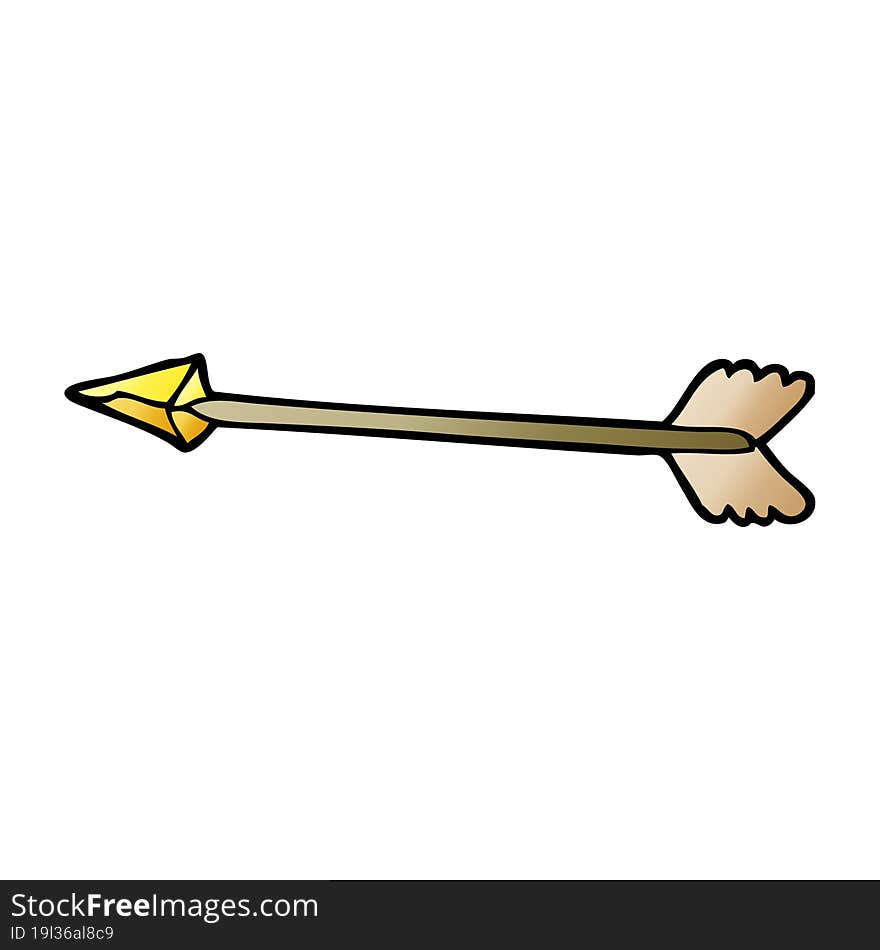 cartoon doodle arrow