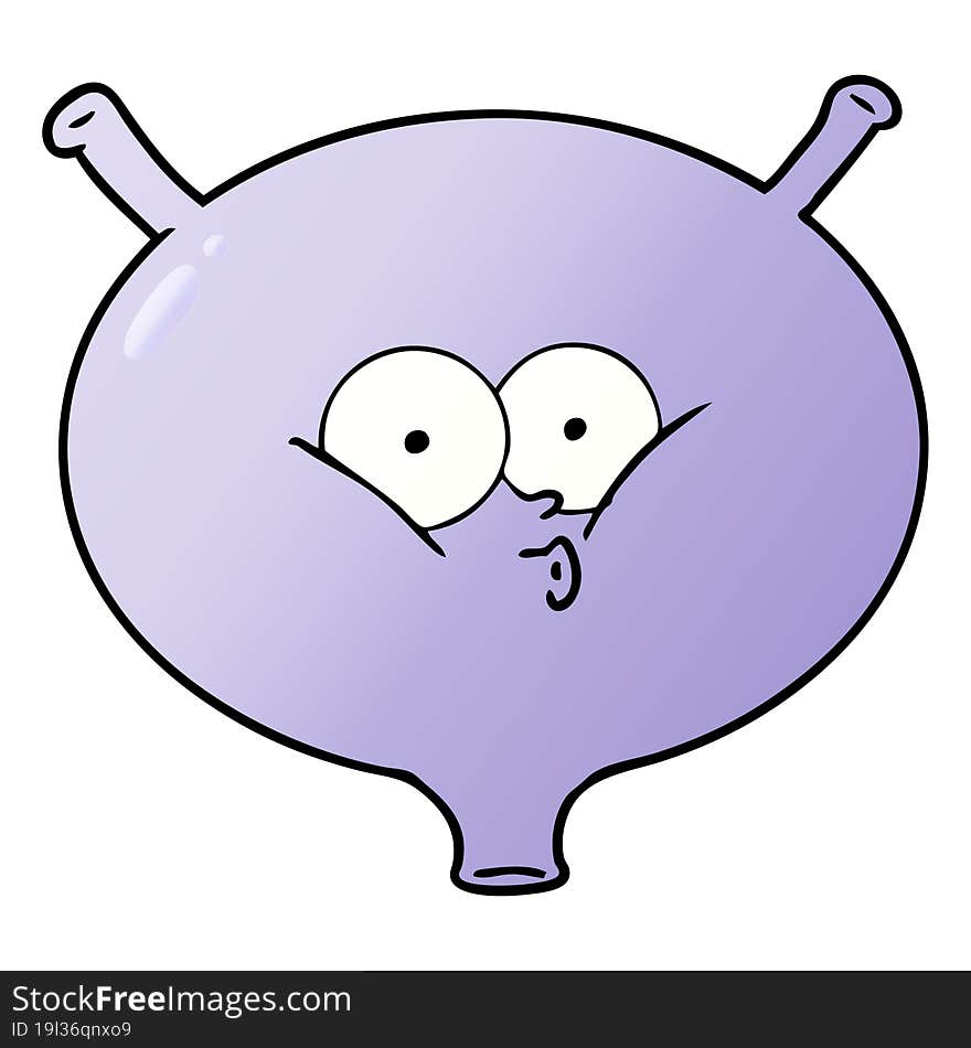 cartoon bladder. cartoon bladder