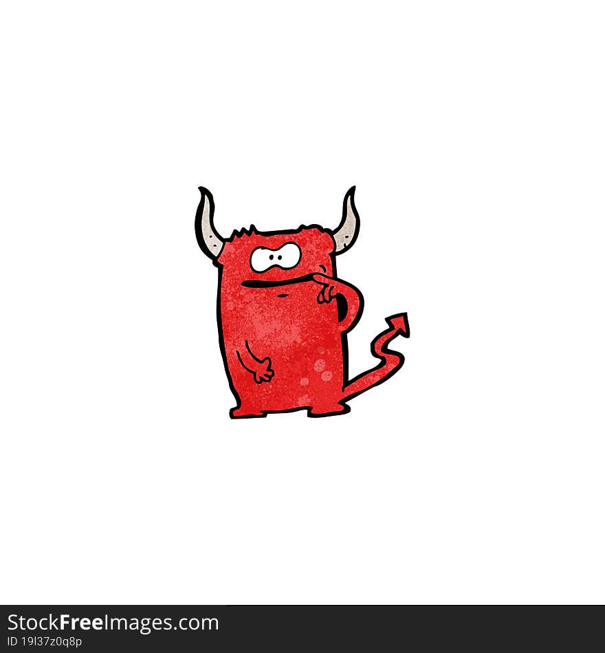 cartoon devil