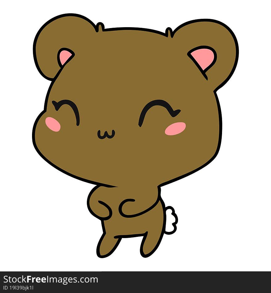 Cartoon Kawaii Cute Teddy Bear