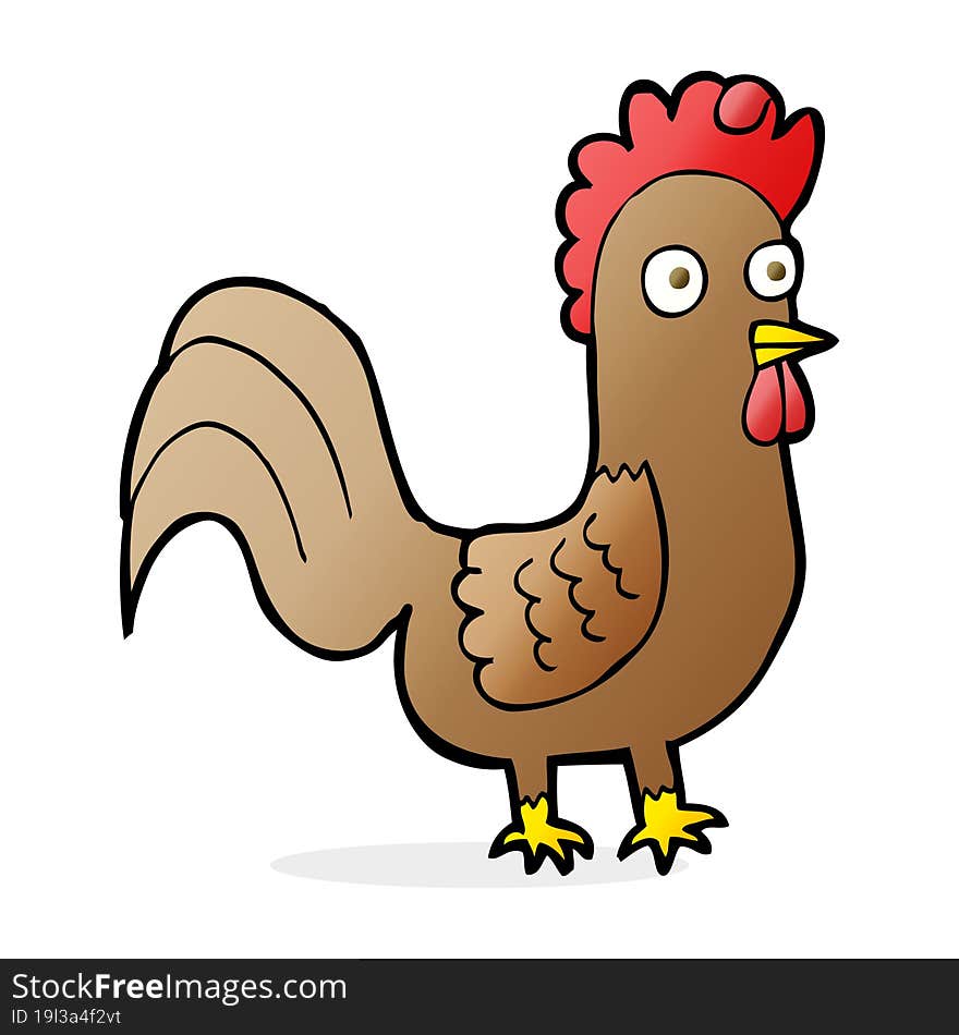 Cartoon Rooster