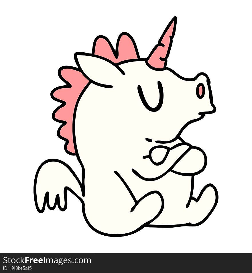 stubborn little unicorn