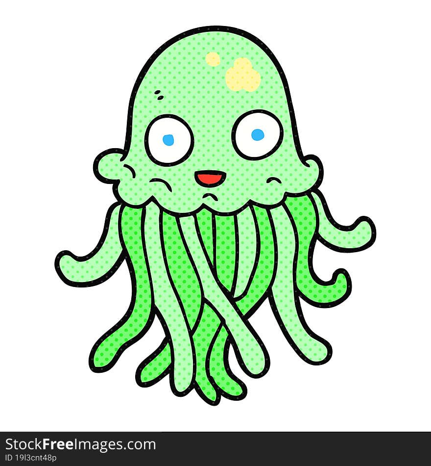 Cartoon Octopus