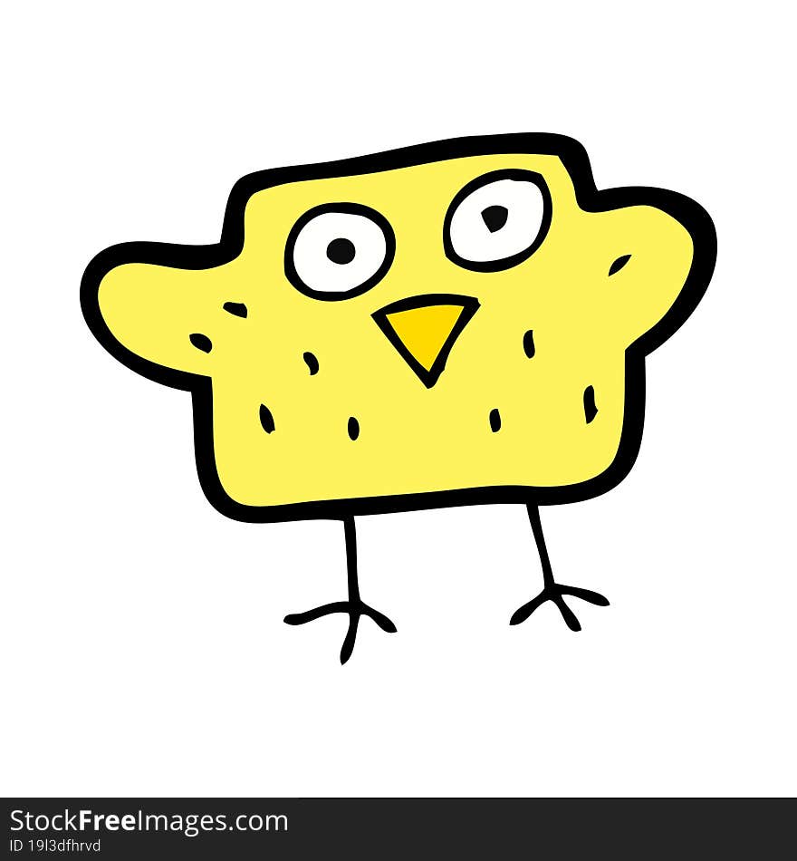 cartoon bird