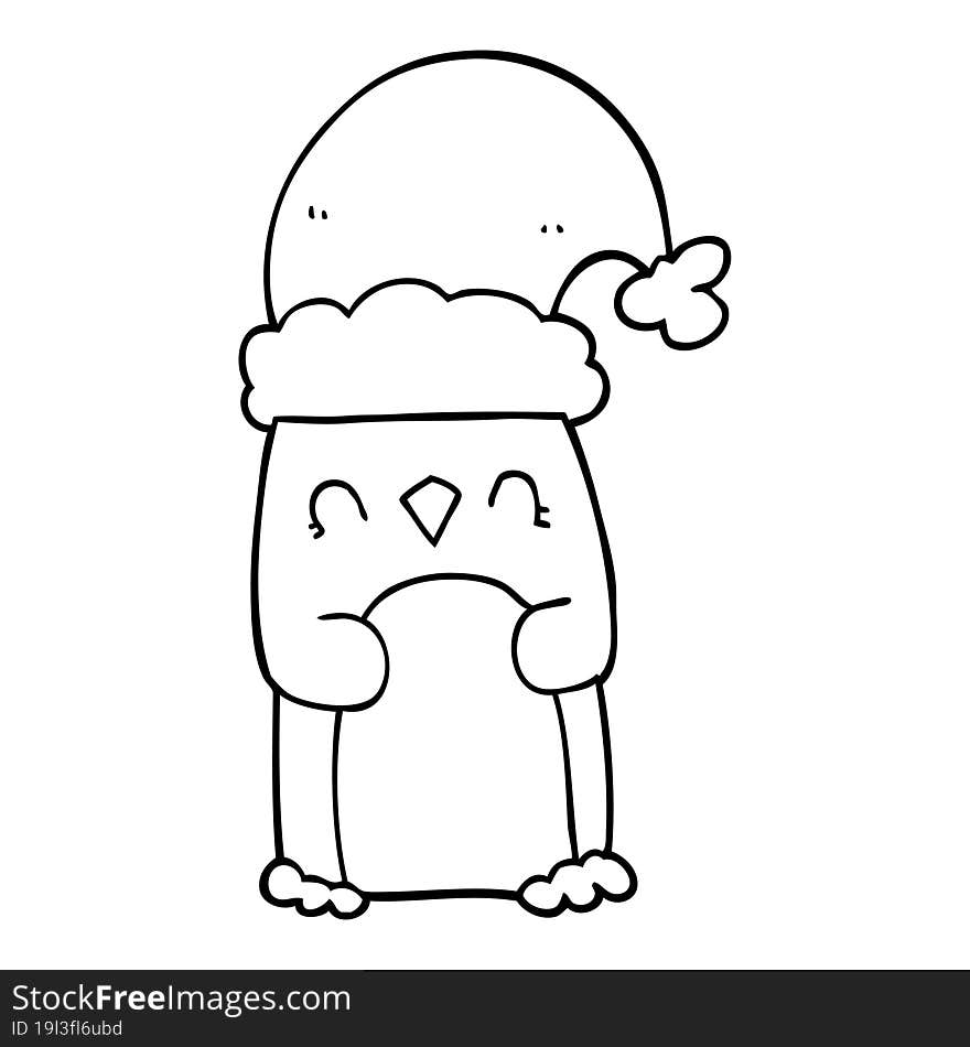 cartoon penguin