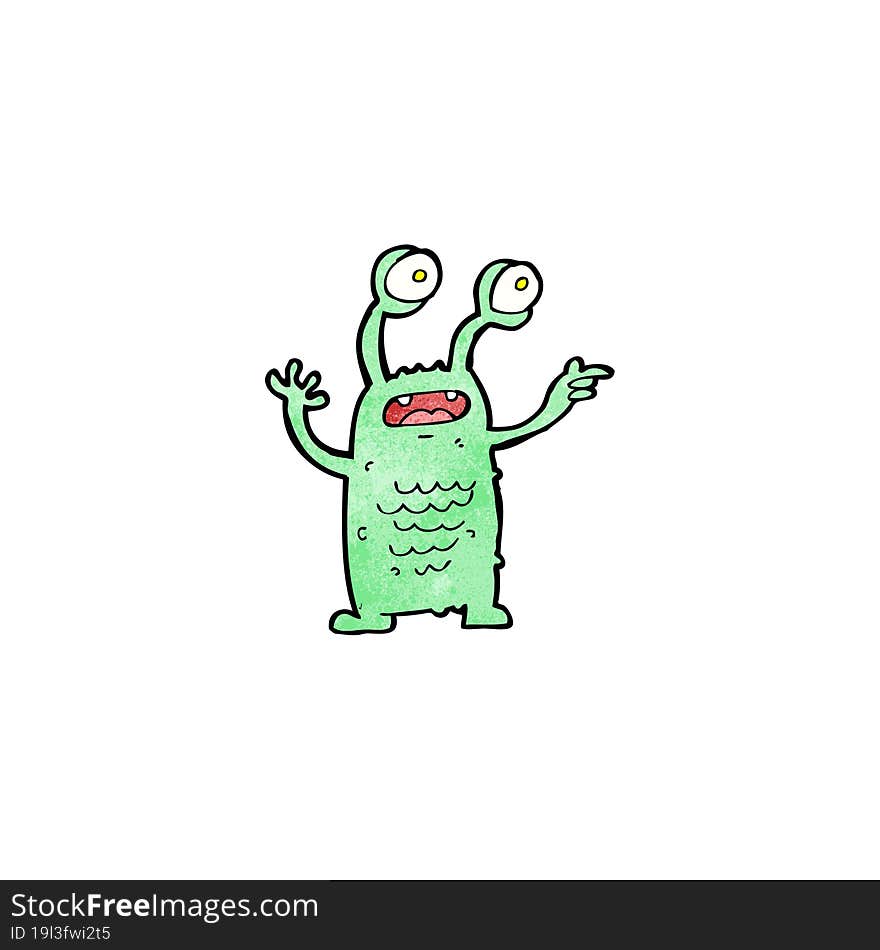 Cartoon Alien