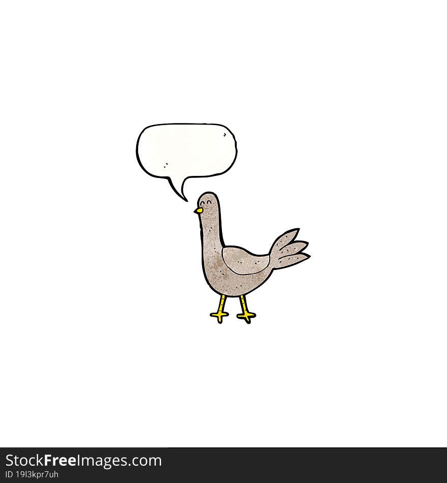 cartoon pigeon