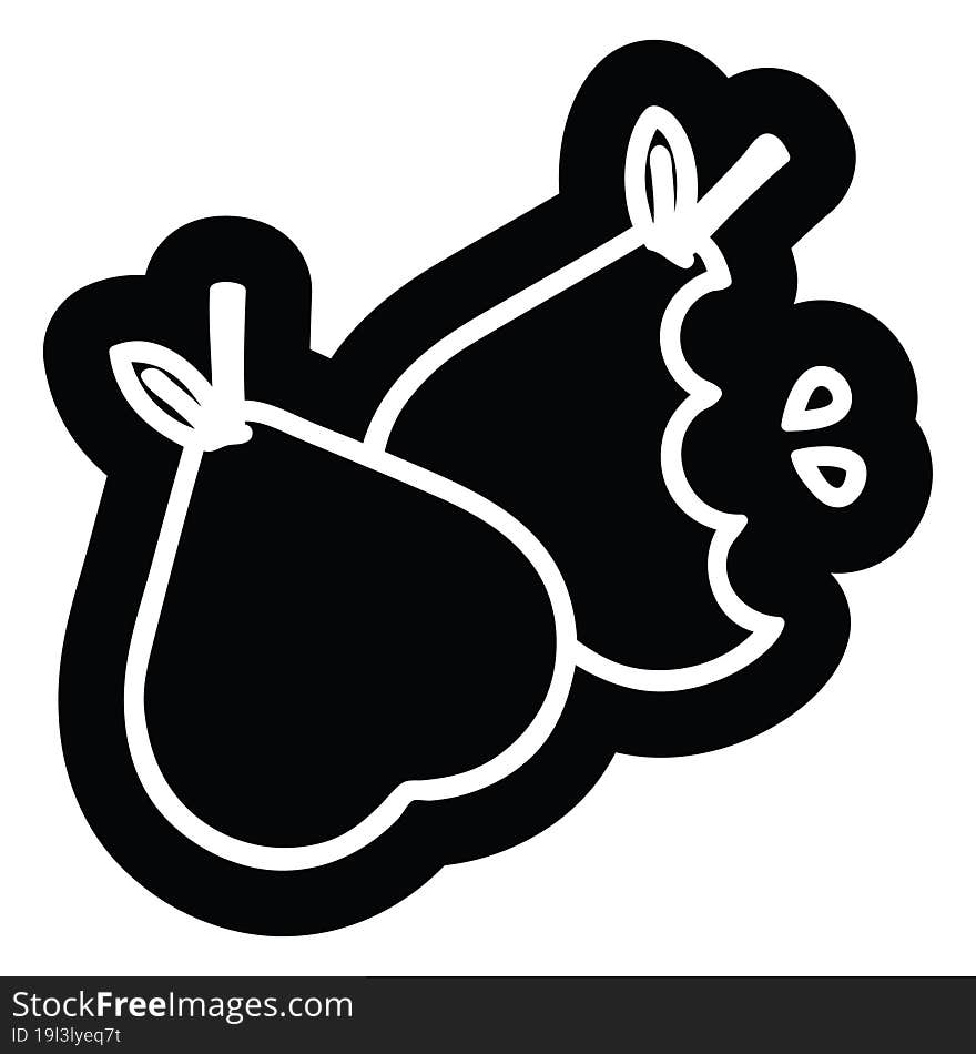 bitten pears icon