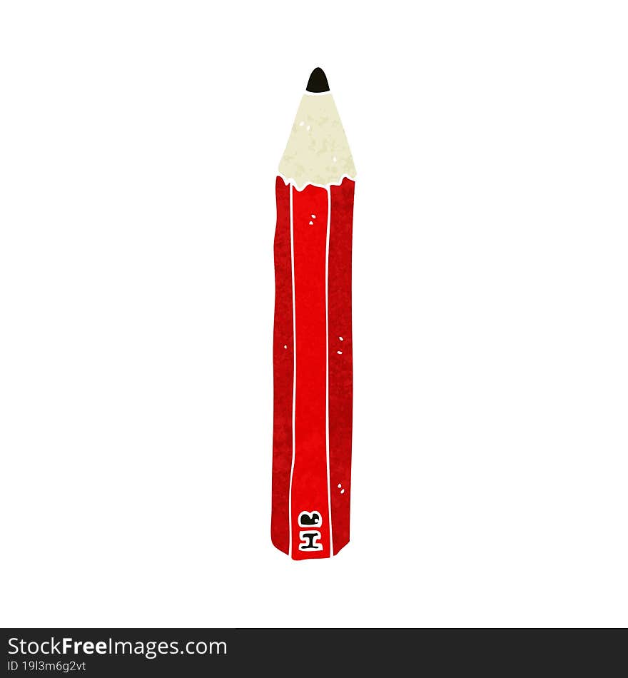 cartoon pencil