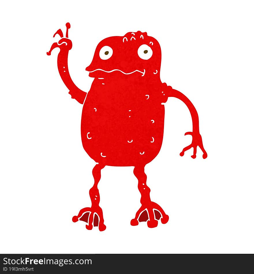 Cartoon Poisonous Frog