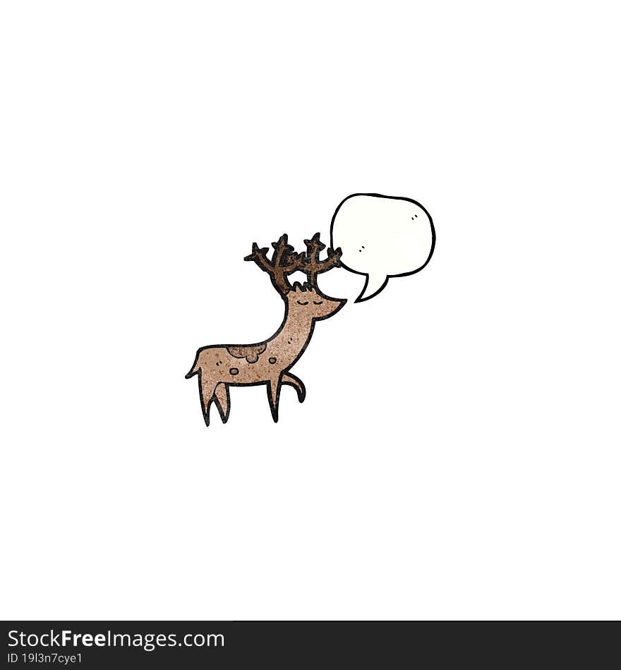 cartoon stag