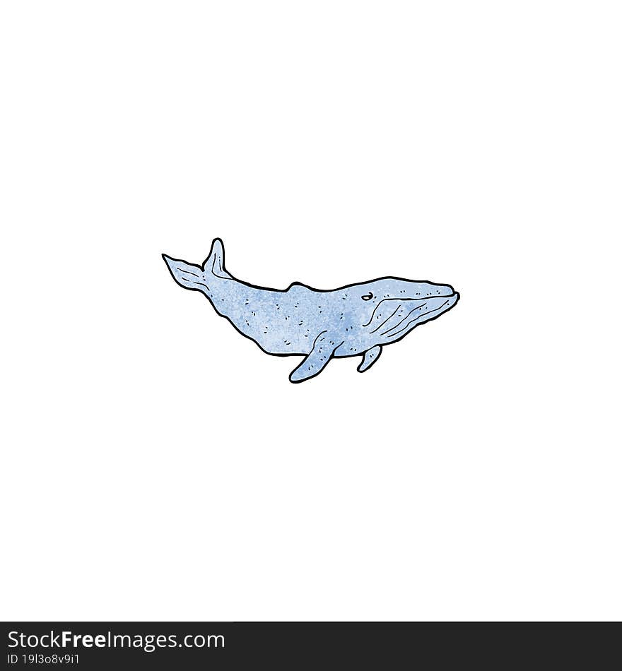 cartoon blue whale