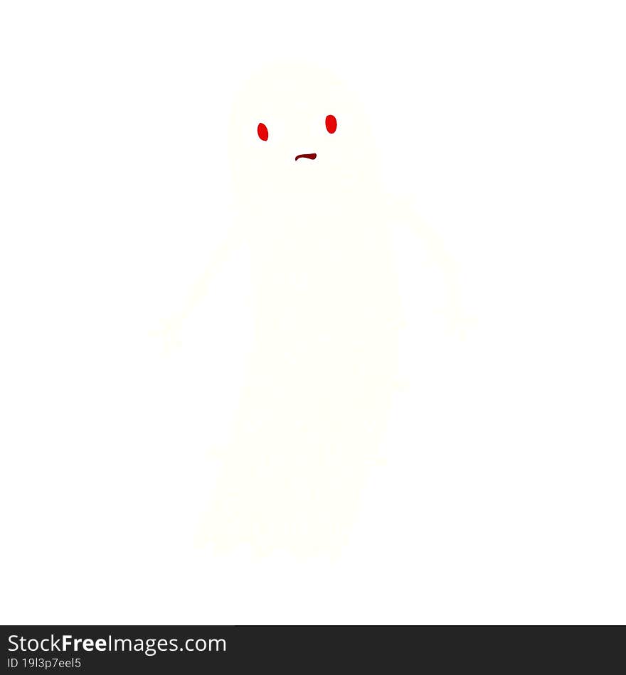 Cartoon Spooky Ghost