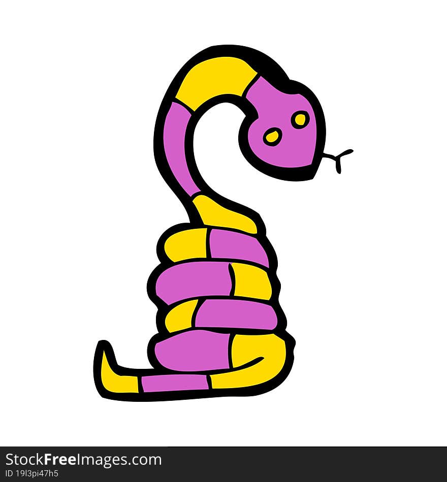 cartoon snake