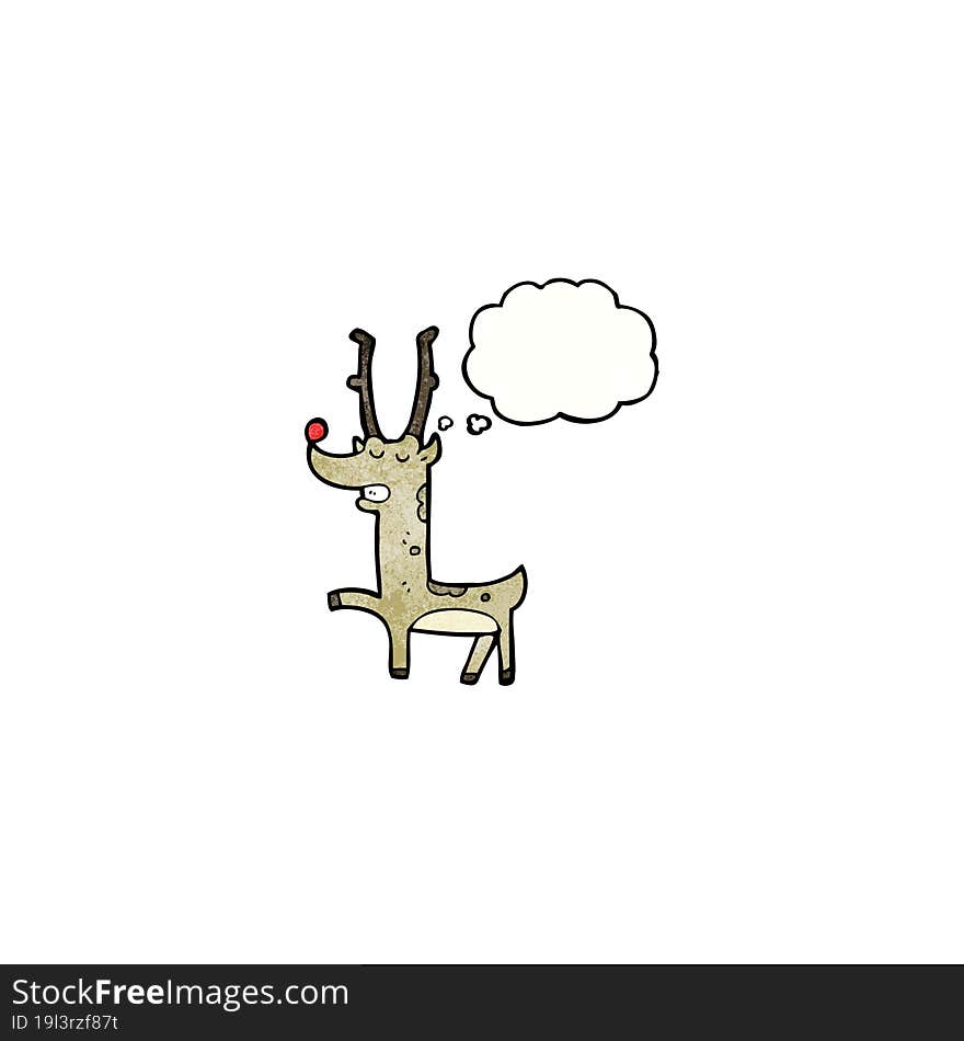 cartoon christmas reindeer