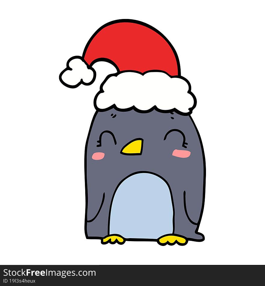 Cute Christmas Penguin