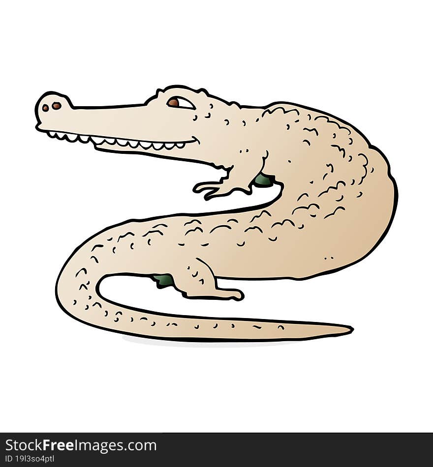 Cartoon Alligator