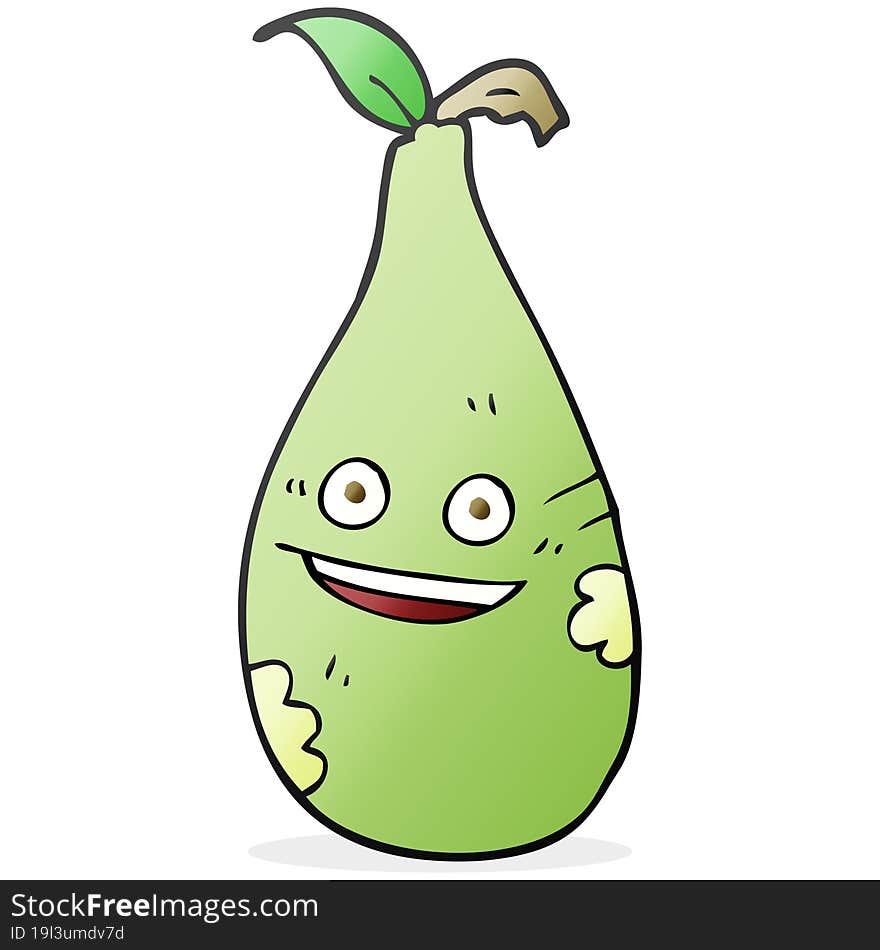 cartoon pear