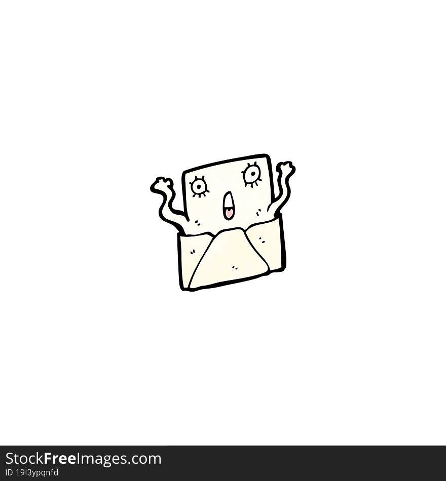 Letter Cartoon Character