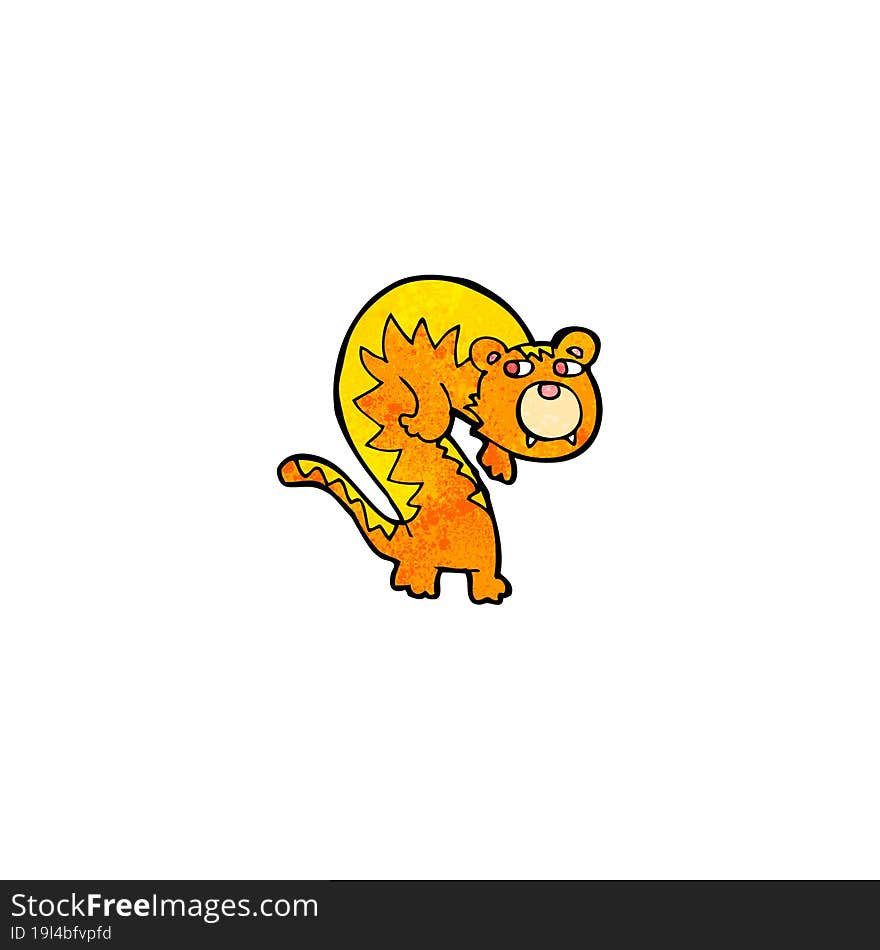 Cartoon Tiger