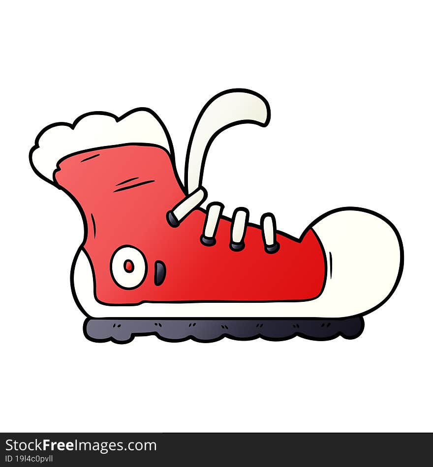 cartoon sneaker. cartoon sneaker