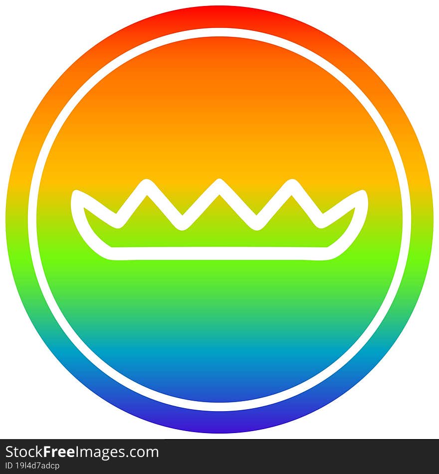 simple leaves circular icon with rainbow gradient finish. simple leaves circular icon with rainbow gradient finish