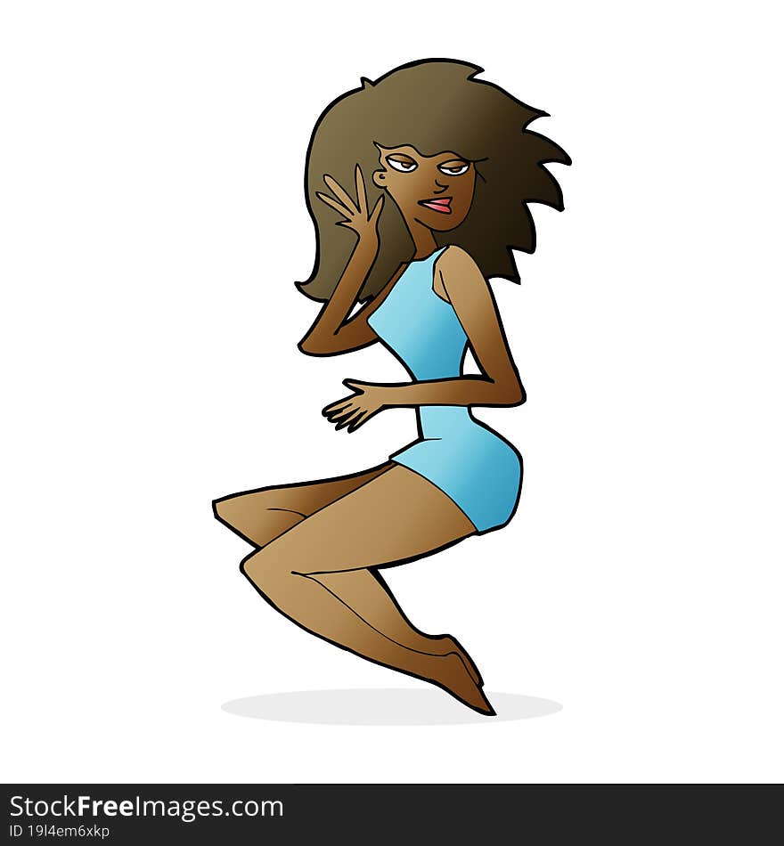 cartoon sexy woman