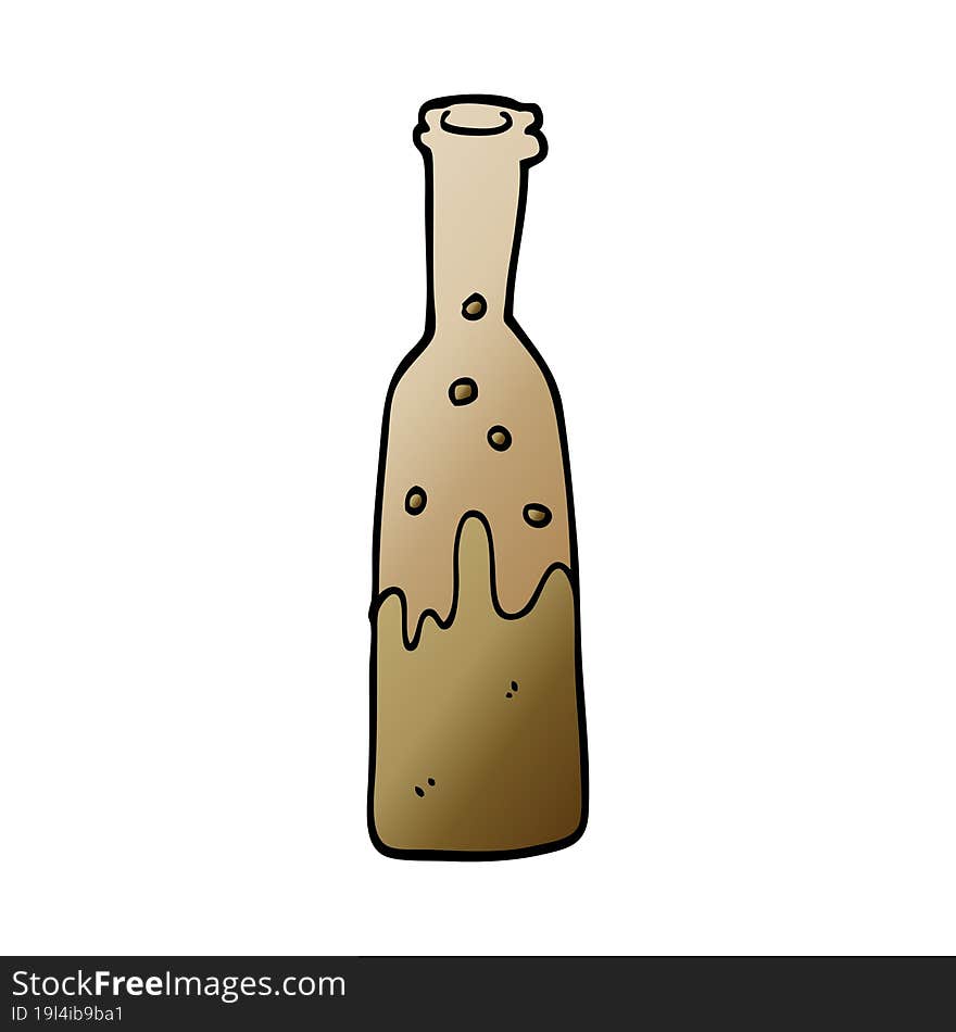 Cartoon Doodle Bottle Of Pop