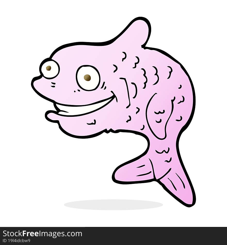 Cartoon Happy Fish