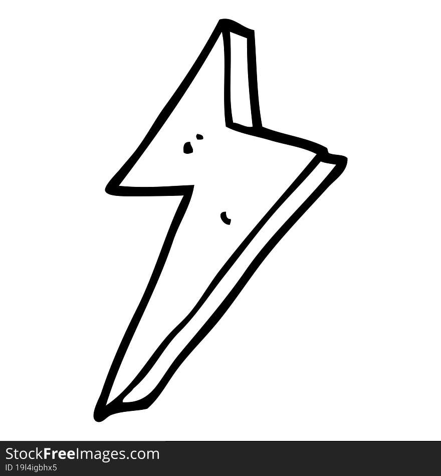 cartoon lightning