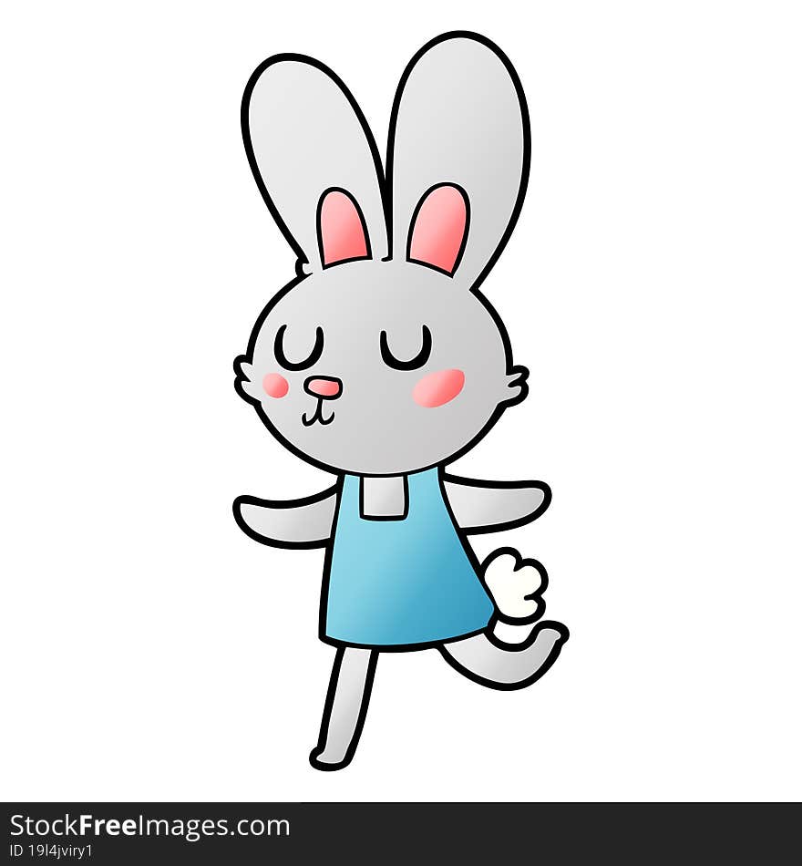 cartoon rabbit. cartoon rabbit