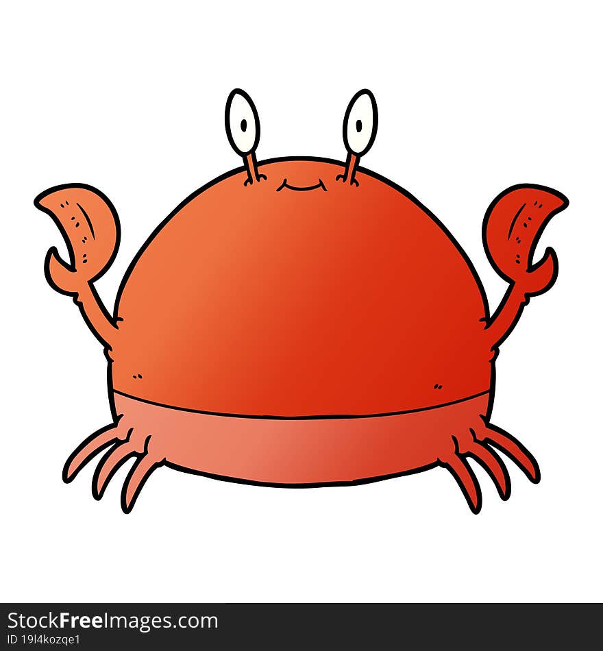 cartoon crab. cartoon crab