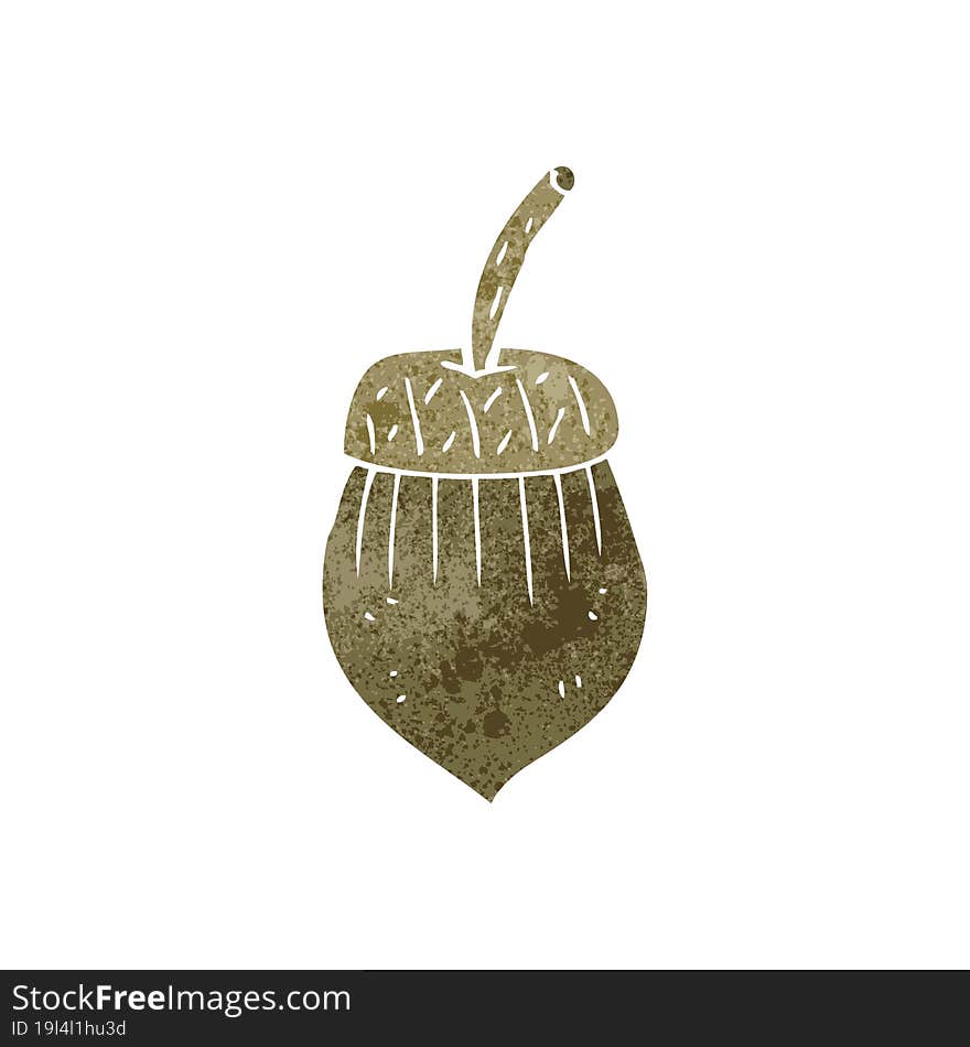 Cartoon Acorn