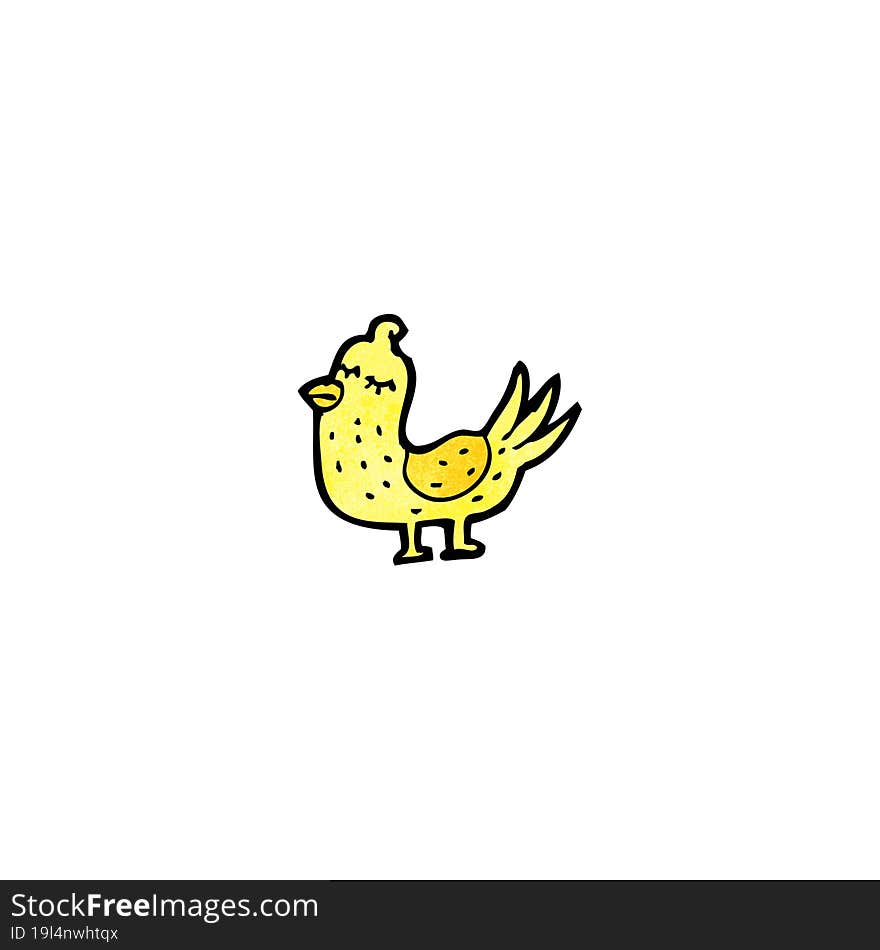 Funny Cartoon Bird