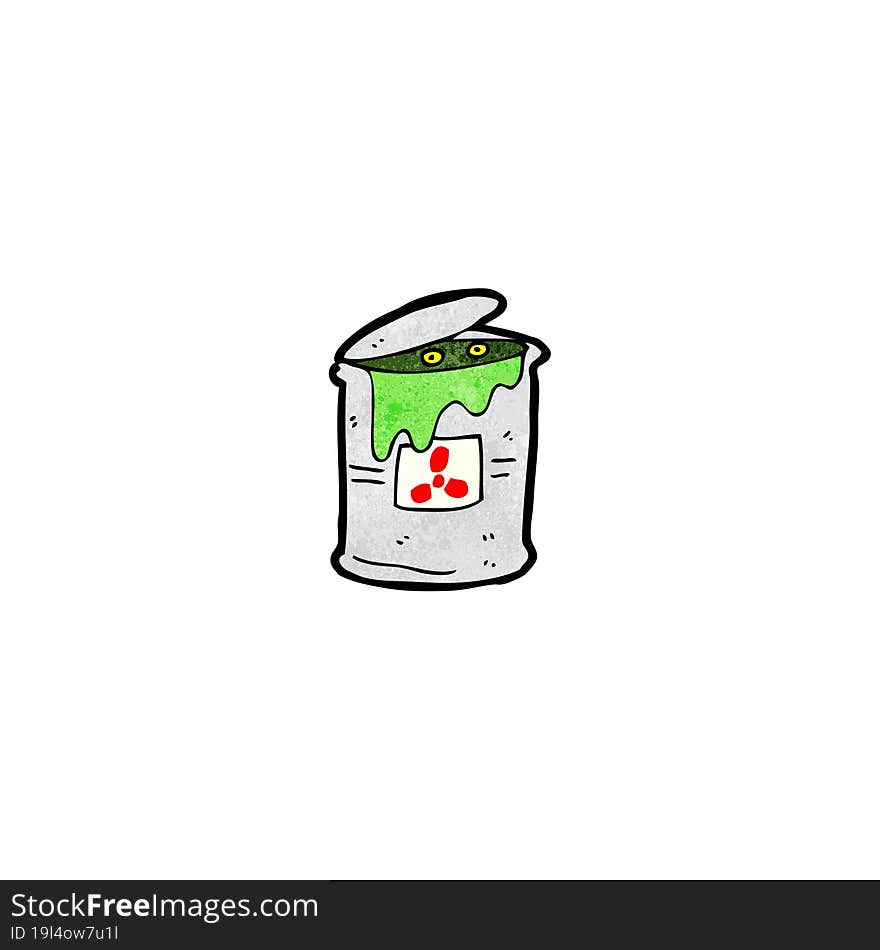 radioactive waste cartoon