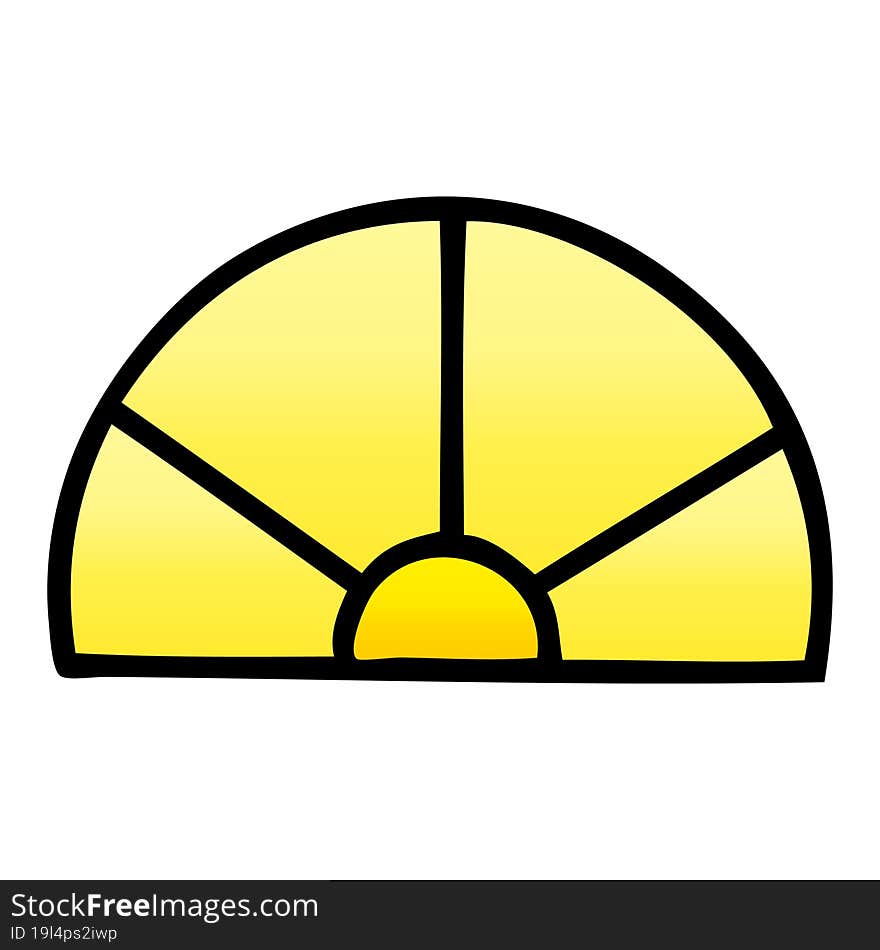 gradient shaded cartoon math equipment