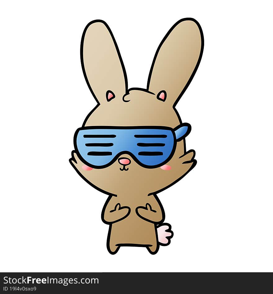 cute cartoon rabbit. cute cartoon rabbit