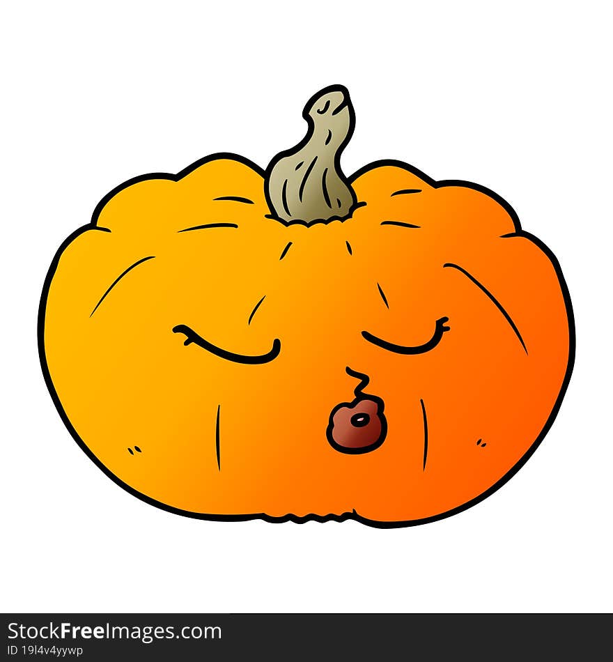 cartoon pumpkin. cartoon pumpkin