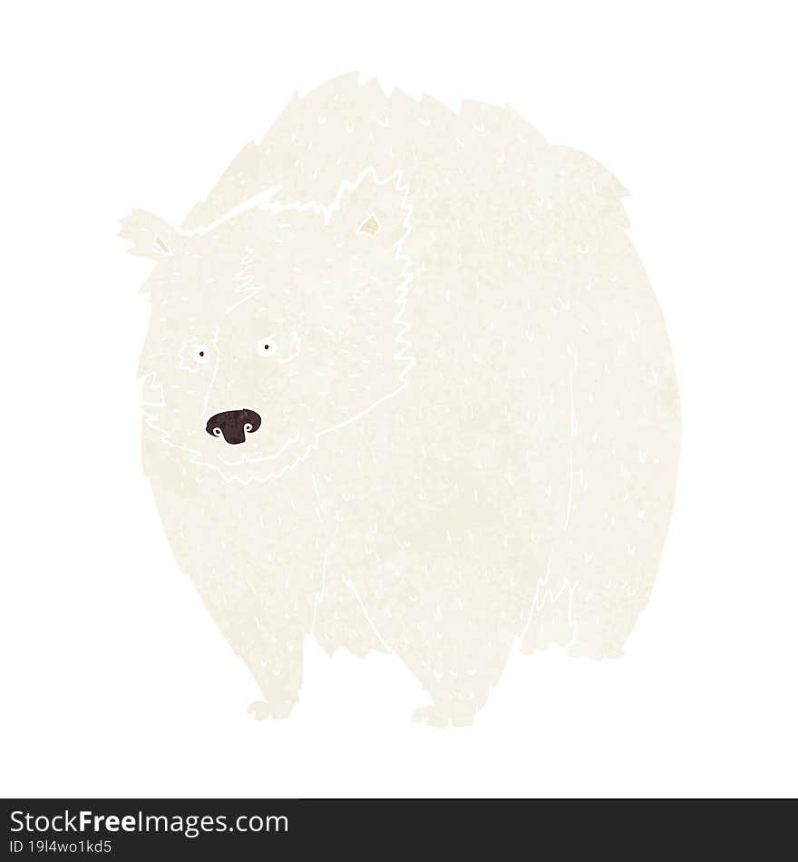 huge polar bear cartoon