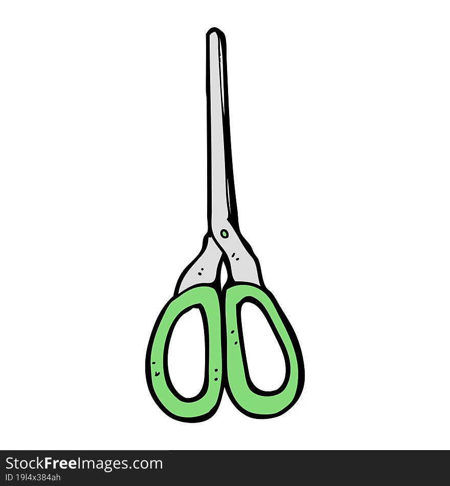 cartoon scissors