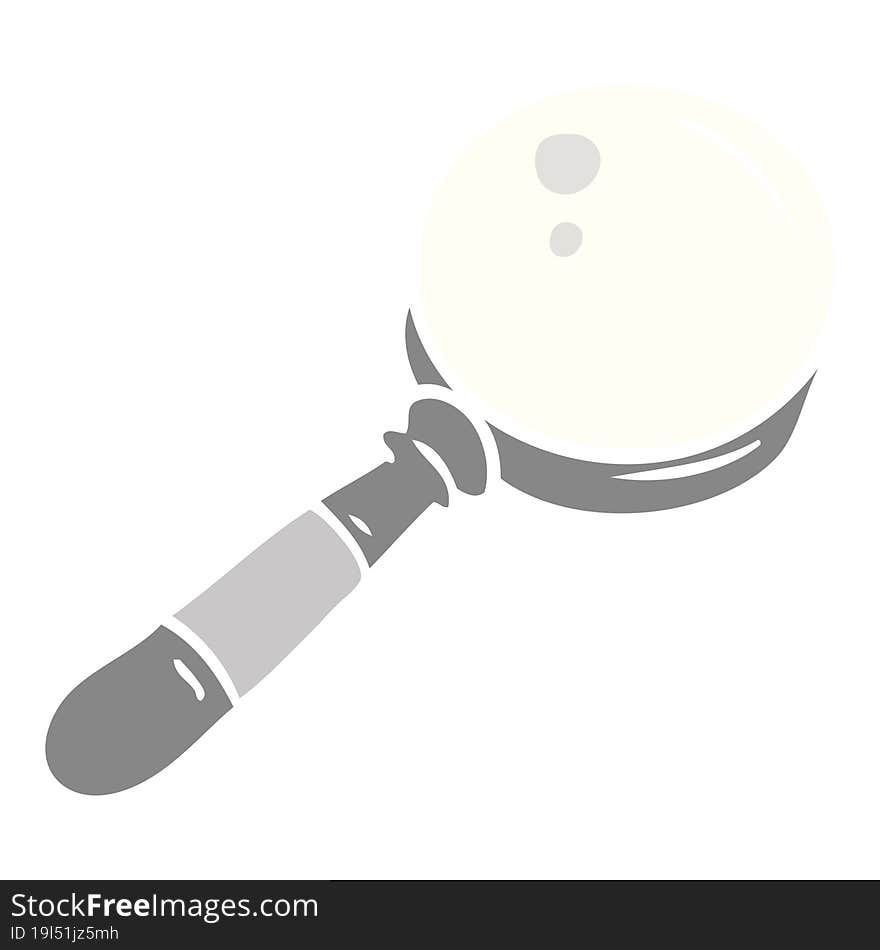 cartoon doodle of a magnifying glass