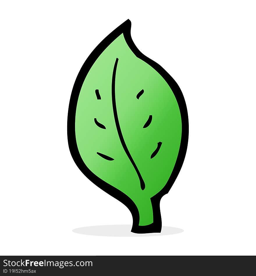 cartoon leaf