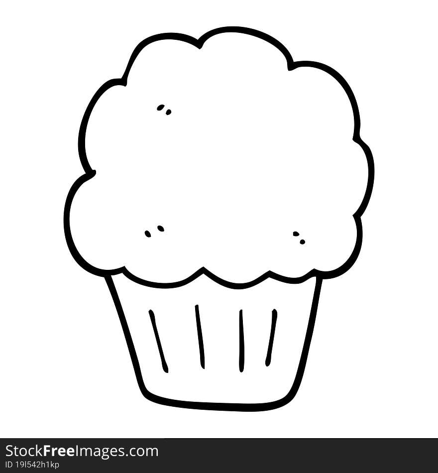 cartoon cupcake