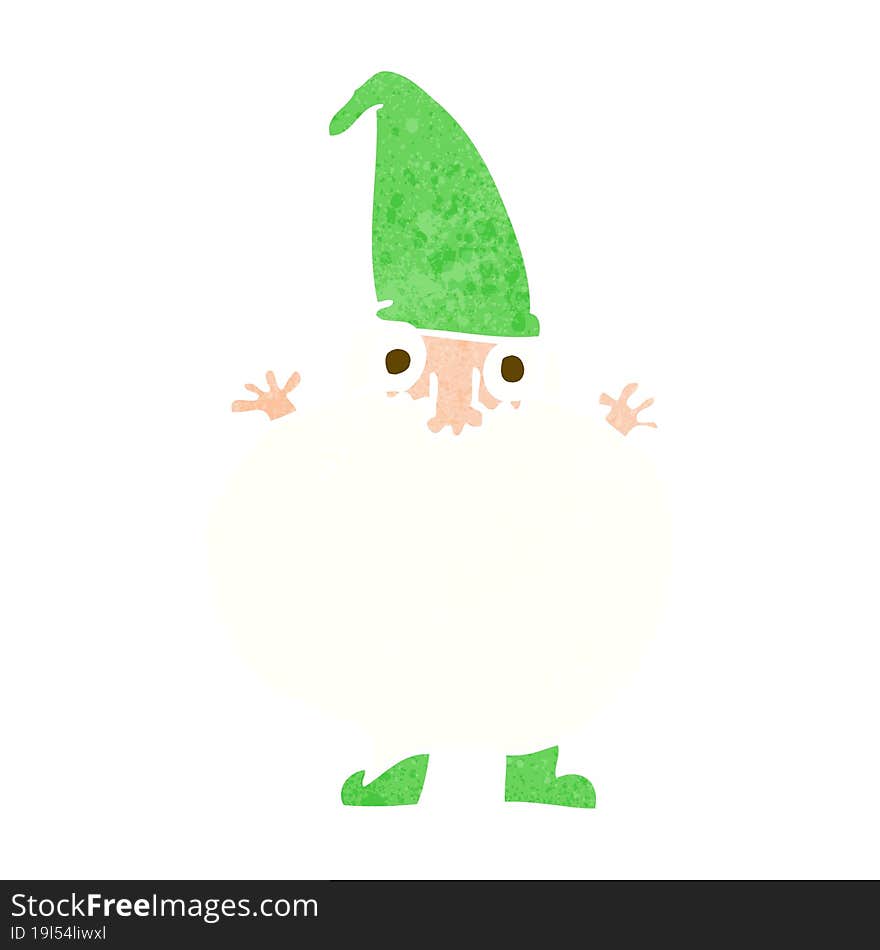 Cartoon Tiny Santa